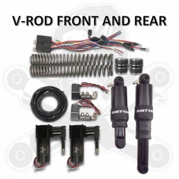 DIRTY AIR V-ROD Basic Front and Rear Air Suspension System